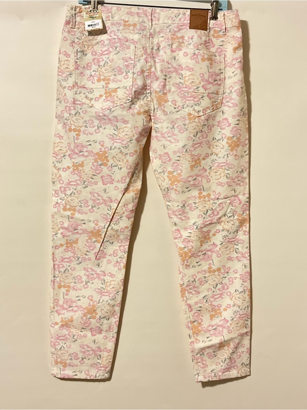 Red Camel AVA Fit Women’s Size 13 Pink Multicolor Skinny Stretch Jeans NWT - Picture 2 of 12
